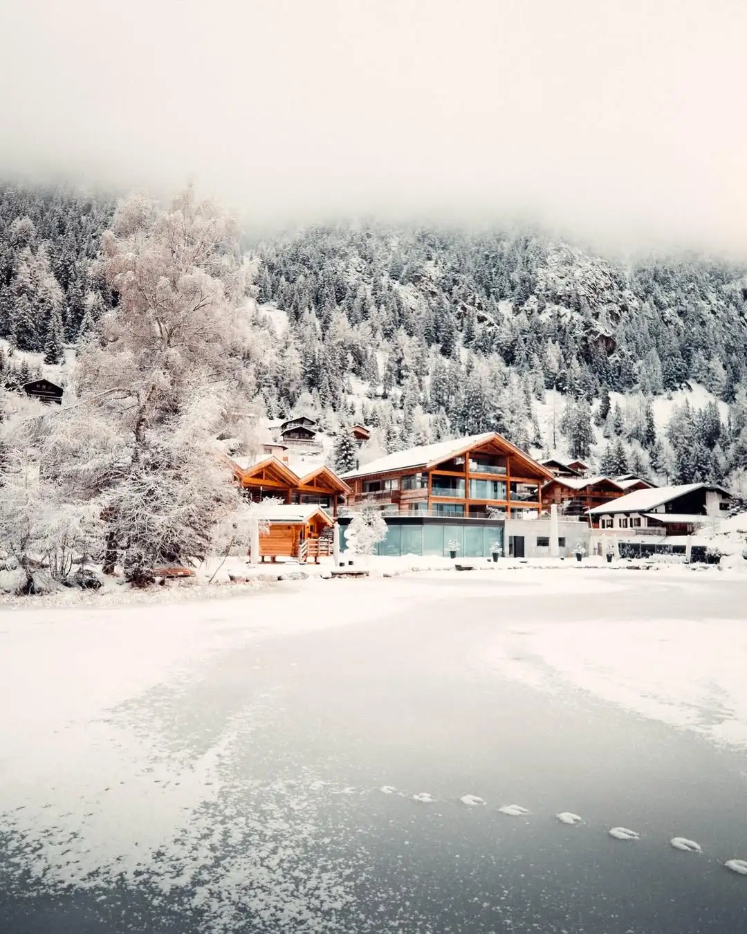 Champex-Lac en hiver